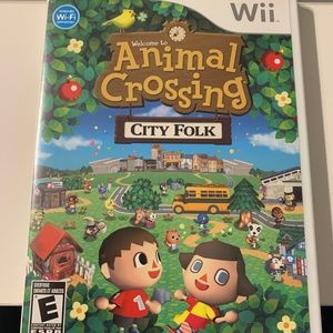 Animal Crossing City Folk Wii game